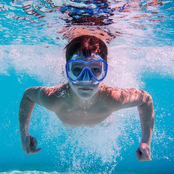 Kids Diving Mask Snorkel Mask, Anti-Fog and Anti-Leak Snorkeling Goggles Swimmin - Picture 5 of 6